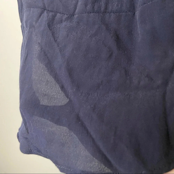 Sleeveless Open Knit Blouse Lightweight Summer Tank Top Size Small - Picture 6 of 9